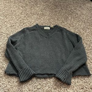 cropped vintage sweater! super cute for fall
